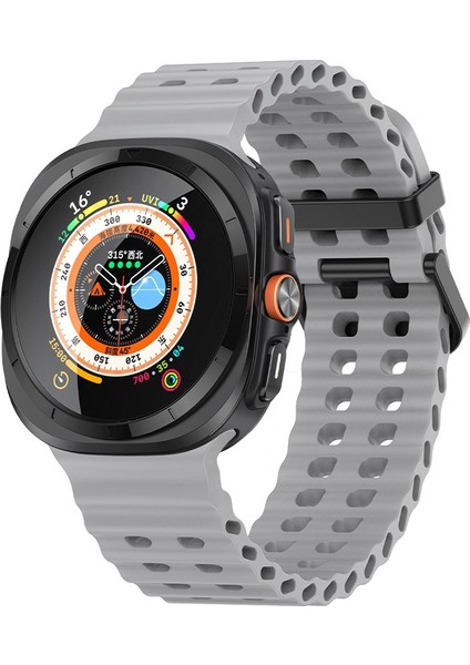 Samsung Galaxy Watch Ultra 47MM Için Ocean Silikon Kayış (Yurt Dışından)