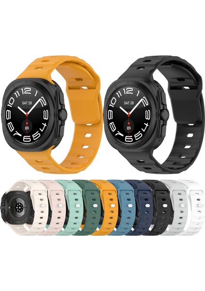 Samsung Galaxy Watch 7 Ultra Spor Silikon Kayış Için (Yurt Dışından) fiyatları