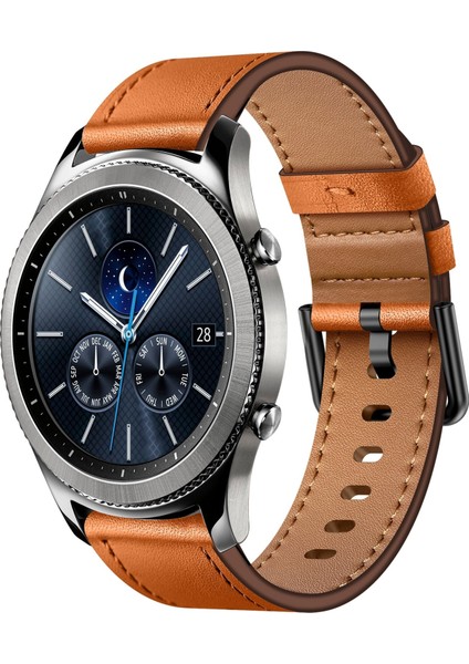 Samsung Galaxy Gear S3 Için 22MM Deri Saat Kayışı (Yurt Dışından)