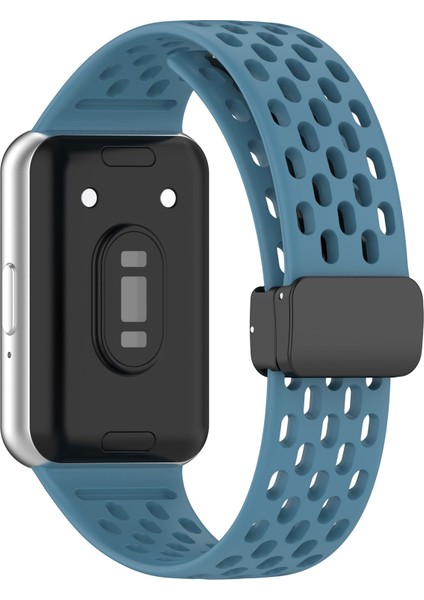 Samsung Galaxy Fit 3 Için Manyetik Toka Silikon Kayış (Yurt Dışından) modelleri