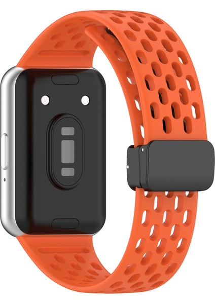 Samsung Galaxy Fit 3 Için Manyetik Toka Silikon Kayış (Yurt Dışından) modelleri