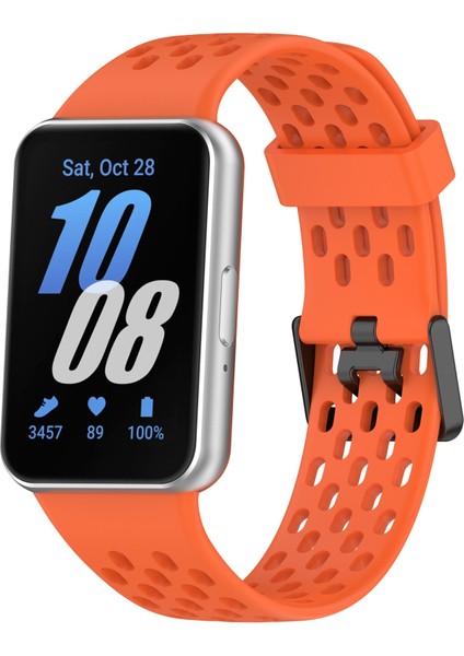 Samsung Galaxy Fit 3 Için Çift Tokalı Silikon Kayış (Yurt Dışından)