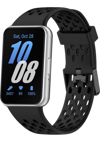 Samsung Galaxy Fit 3 Için Çift Tokalı Silikon Kayış (Yurt Dışından)