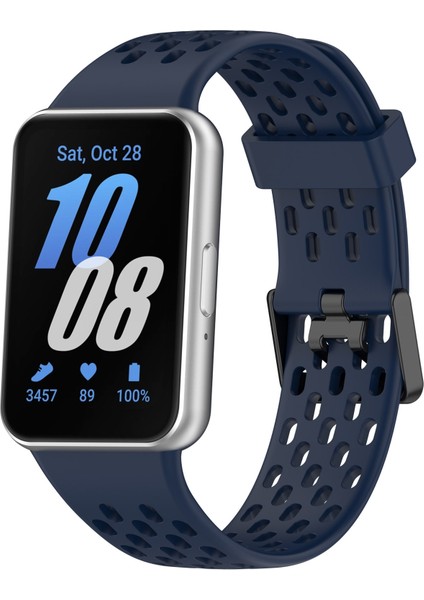 Samsung Galaxy Fit 3 Için Çift Tokalı Silikon Kayış (Yurt Dışından)