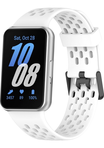 Samsung Galaxy Fit 3 Için Çift Tokalı Silikon Kayış (Yurt Dışından)