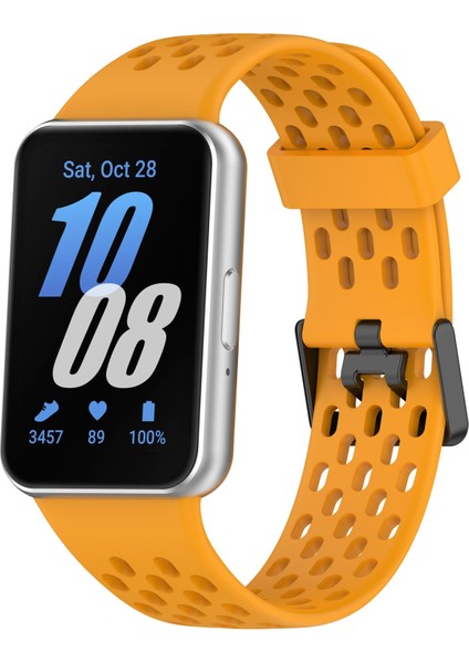 Samsung Galaxy Fit 3 Için Çift Tokalı Silikon Kayış (Yurt Dışından)