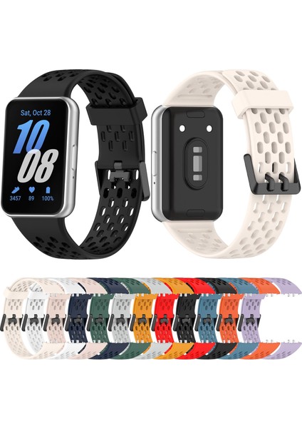 Samsung Galaxy Fit 3 Için Çift Tokalı Silikon Kayış (Yurt Dışından) fiyatları
