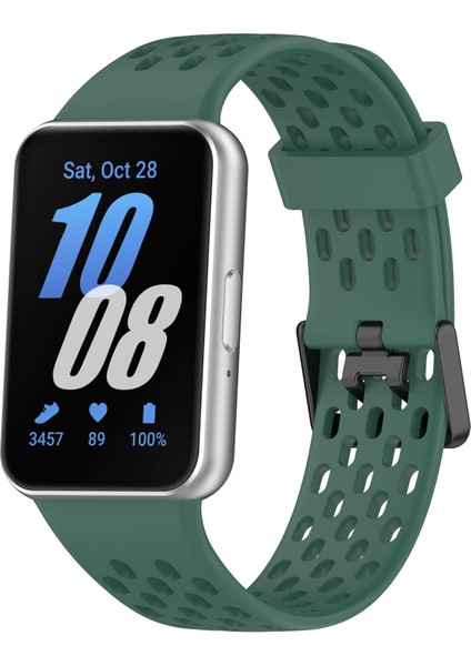 Samsung Galaxy Fit 3 Için Çift Tokalı Silikon Kayış (Yurt Dışından)