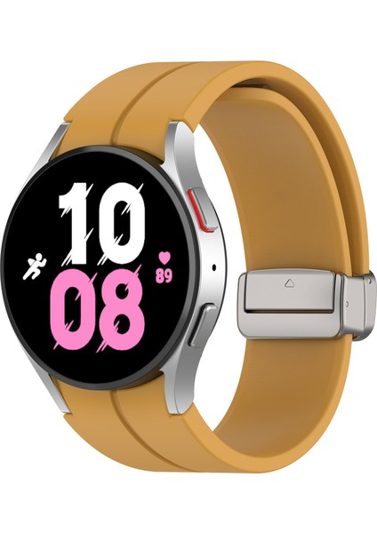 Samsung Galaxy Watch7 40 / 44MM Için Silikon Saat Kayışı (Yurt Dışından)