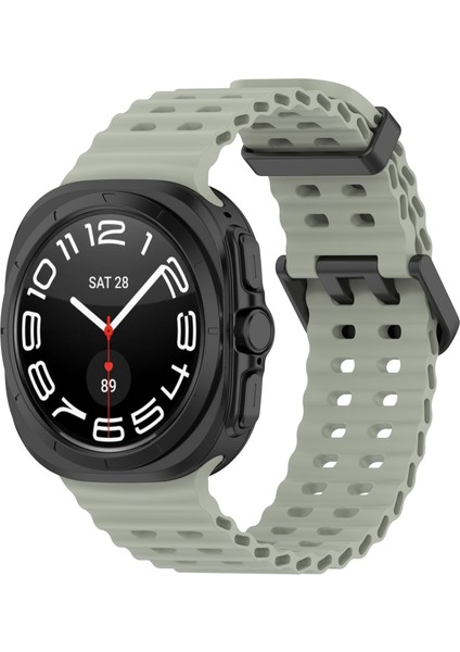 Samsung Galaxy Watch 7 Ultra Silikon Saat Kayışı Için (Yurt Dışından)