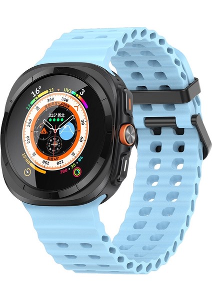 Samsung Galaxy Watch Ultra 47MM Için Ocean Silikon Kayış (Yurt Dışından)