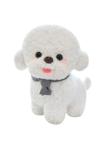 35CM Sevimli Bichon Frise Doll Çocuk Peluş Oyuncak (Yurt Dışından)