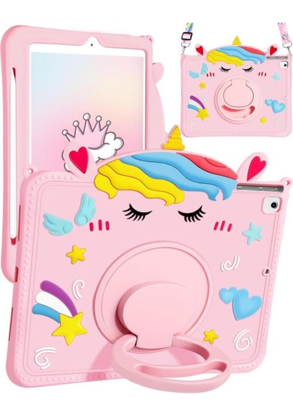 Samsung Galaxy Tab A9 Plus X210 X213 X215 X217 Kılıf Cute Dolls Çocuk Karekter Kılıfı