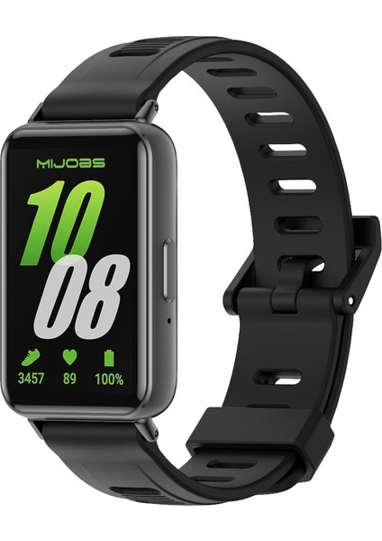 Samsung Galaxy Fit 3 Için Düz Delikli Silikon Kayış (Yurt Dışından)