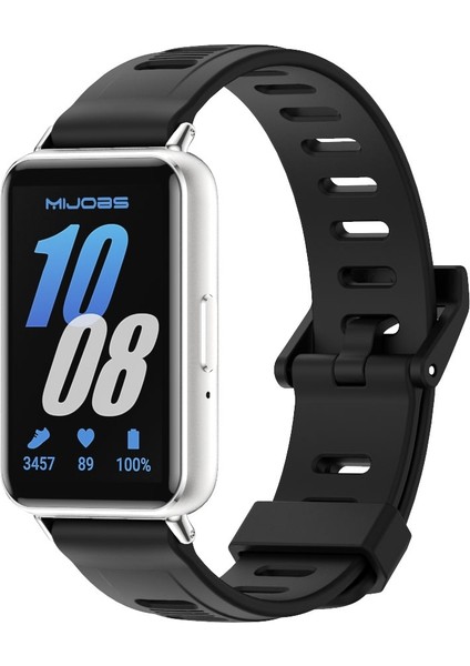 Samsung Galaxy Fit 3 Için Düz Delikli Silikon Kayış (Yurt Dışından)