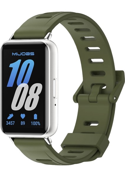 Samsung Galaxy Fit 3 Için Düz Delikli Silikon Kayış (Yurt Dışından)