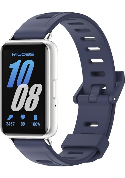 Samsung Galaxy Fit 3 Için Düz Delikli Silikon Kayış (Yurt Dışından)