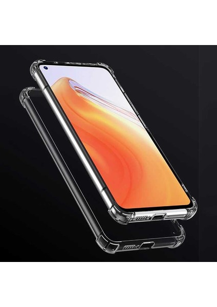 Xiaomi Redmi Note 11S Global Uyumlu Şeffaf Silikon Kılıf Darbe Önleyici Köşe ve Kamera Korumalı Yüksek Koruma