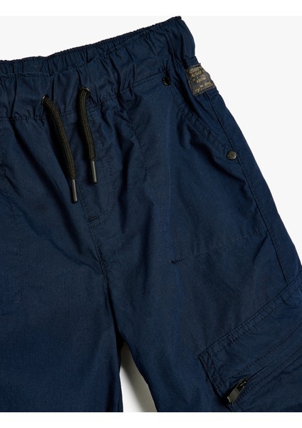 Paraşüt Pantolon Beli Bağlamalı Yan Cep Detaylı modelleri