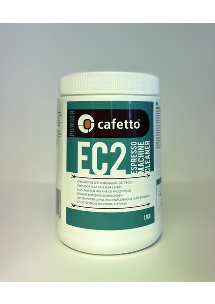 Ec2 Geleneksel Espresso Kahve Makinesi Temizleyicisi Organik Temizleme Tozu 1100 gr