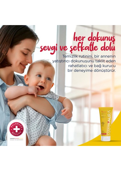 Bebekler Için Durulama Gerektirmeyen Temizleme Sütü - Baby Cleansing Milk 200 ml