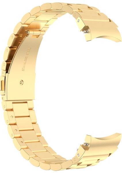 Samsung Galaxy Watch 7 40 / 44MM Için Üç Boncuklu Metal Kayış (Yurt Dışından) modelleri