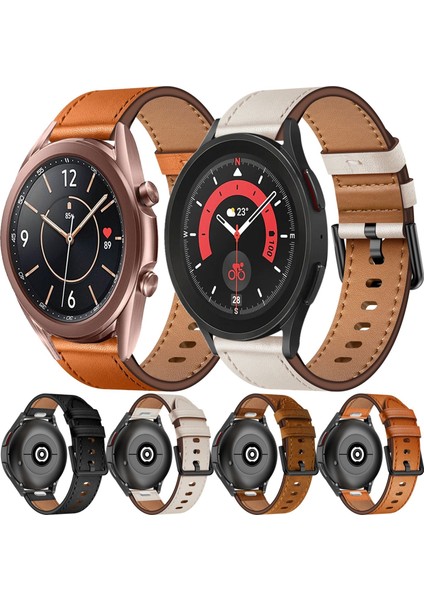 Samsung Galaxy Watch 42MM Için Metal Düğme Deri Kayış (Yurt Dışından) fırsatları
