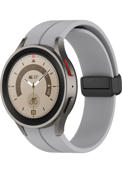 Samsung Galaxy Watch7 40 / 44MM Için Silikon Saat Kayışı (Yurt Dışından)