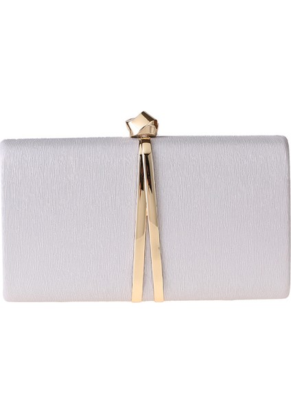 Kadın Akşam Debriyaj Çanta Çantalar ve Çantalar Parti Kadınlar Için Crossbody Çanta Zincir Omuz Çantası, Gümüş (Yurt Dışından)