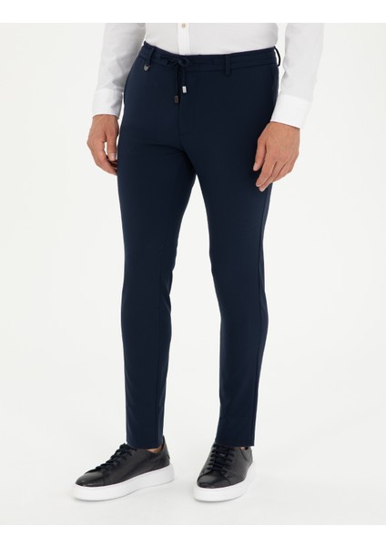 Erkek Lacivert Klasik Jogger Pantolon 50296593-VR033