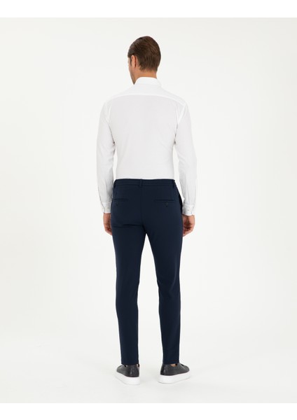 Erkek Lacivert Klasik Jogger Pantolon 50296593-VR033