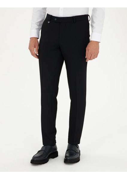 Erkek Lacivert Ex. Slim Fit Kumaş Pantolon 50292991-VR033 fiyatları