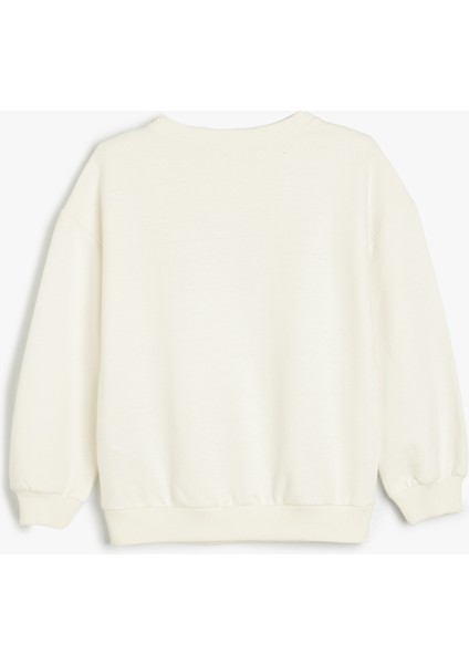 Sweatshirt Unicorn Baskılı Bisiklet Yaka Uzun Kollu fiyatları