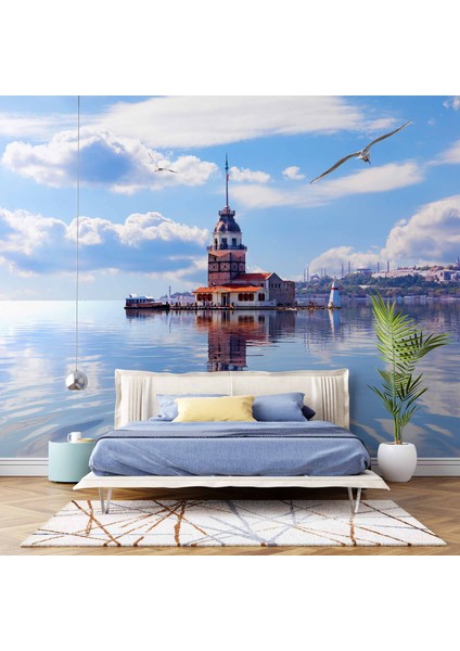 Üsküdar Kız Kulesi Temalı Duvar Kağıdı fiyatları