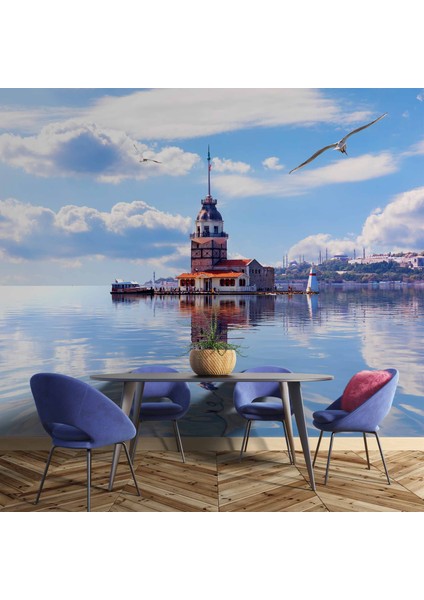 Üsküdar Kız Kulesi Temalı Duvar Kağıdı fırsatları