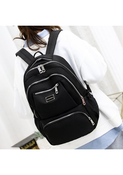 Naylon Kumaş Sırt Çantası Kadın Moda Koleji Lise Öğrenci Çantası Büyük Kapasiteli Bilgisayar Seyahat Geri (Yurt Dışından) modelleri