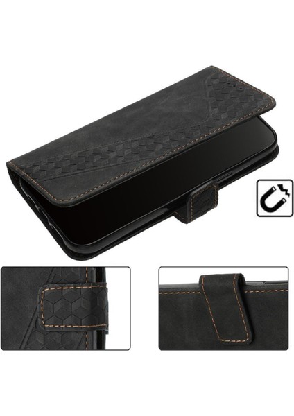 Onur 200 Pro Cüzdan Için Telefon Kılıfı Kickstand Manyetik Flip Folio Kart (Yurt Dışından)