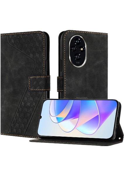 Onur 200 Pro Cüzdan Için Telefon Kılıfı Kickstand Manyetik Flip Folio Kart (Yurt Dışından)