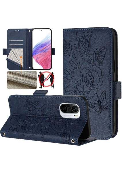 Kredi Kartı Yuvası Manyetik Cüzdan ile Xiaomi Mi 11I Pu Deri Kılıf (Yurt Dışından)