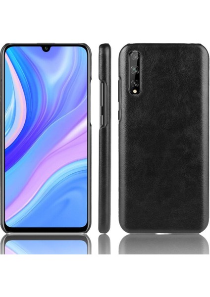 Retro Kılıf Için Huawei P Akıllı S Lychee Desen Retro Uyumluluk Anti (Yurt Dışından)