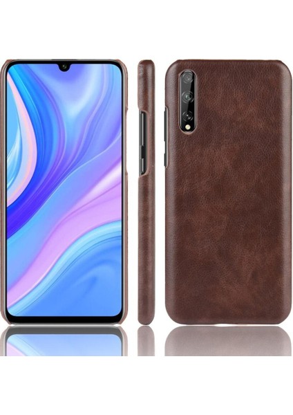 Retro Kılıf Için Huawei P Akıllı S Lychee Desen Retro Uyumluluk Anti (Yurt Dışından)