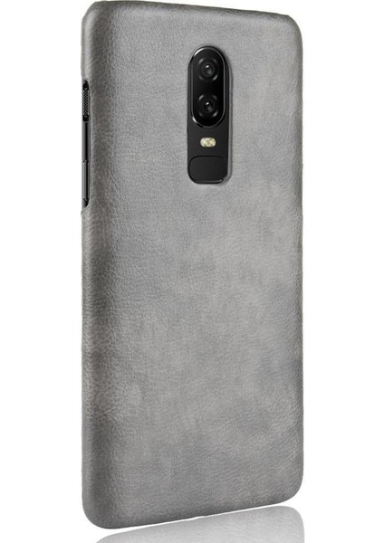 Oneplus 6 Için Retro Kılıf Retro Uyumluluk Koruyucu Kapak Lychee Anti (Yurt Dışından) modelleri