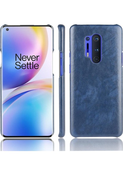 Oneplus 8 Için Retro Durumda Pro Lychee Desen Uyumluluk Retro Koruyucu (Yurt Dışından)