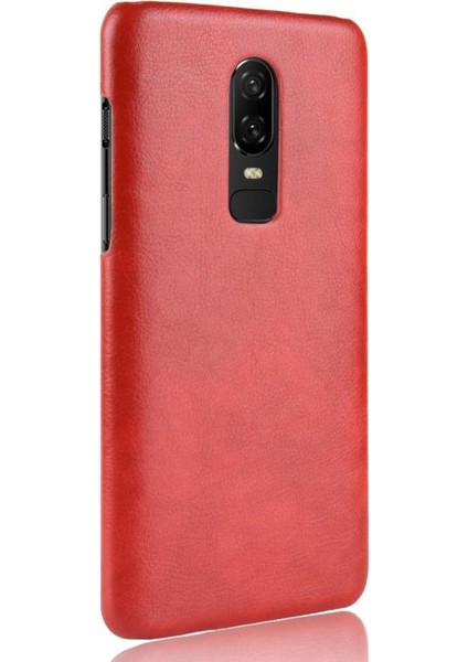 Oneplus 6 Için Retro Kılıf Retro Uyumluluk Koruyucu Kapak Lychee Anti (Yurt Dışından) modelleri