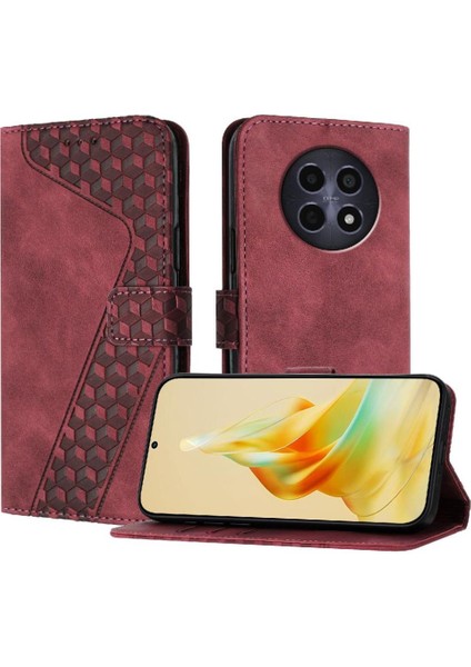 Realme 12 5g Manyetik Kapak Için Telefon Kılıfı Folio Kart Yuvaları Kapak Cüzdan (Yurt Dışından)