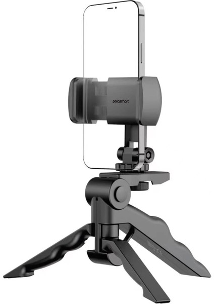 PSM124 Masaüstü Taşınabilir 360 Derece Dönebilen Başlık Kaymaz Taban Tripod Monopod Siyah