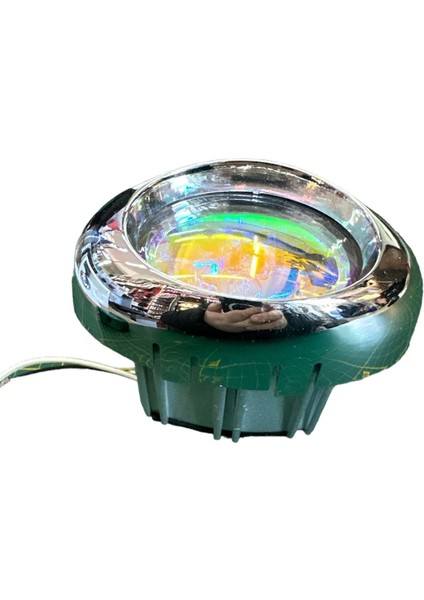 2 Adet Metal Kasa Sis Lambasi Rainbow Colormatik Cam 12 Volt