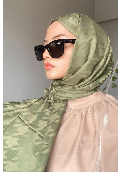 Kazayağı Desen Ipeksi Jakar Şal - Abiye Şal 180X 70 JKR24147