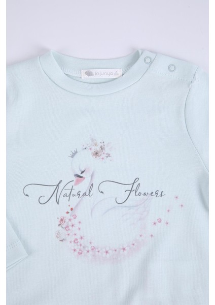 Babyhola %100 Pamuk Kız Bebek Alt Üst Takım 12023