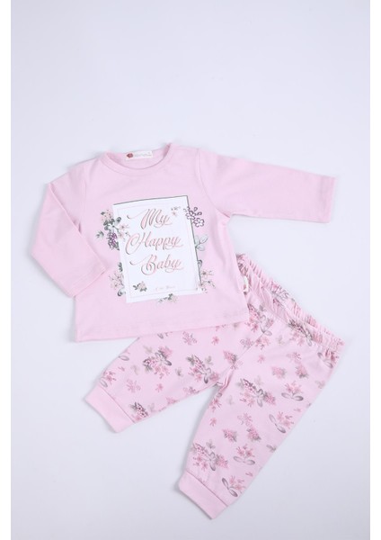 Babyhola %100 Pamuk Kız Bebek Alt Üst Takım 12023
